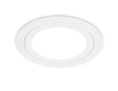 Светильник встраиваемый TN6601 WH белый IP44 GX53 max 15W D110*23