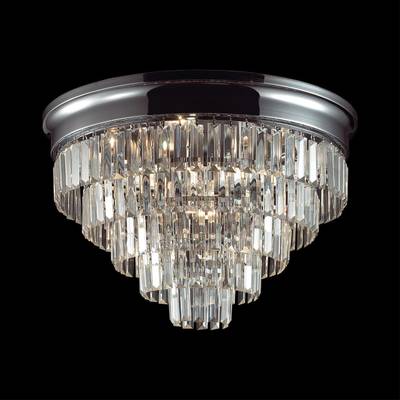 8266/8C CLASSI LN26 хром/хрусталь металл/прозрачный Люстра потолочная Е14 8*40W 220V ZAHA