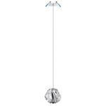 5084/5L L-VISION ODL25 553 хром/прозрачный/металл/акрил Подвес LED 5W 4000K 250Лм JEMSTONE