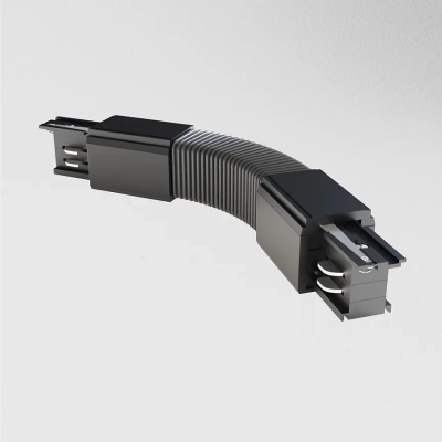 Коннектор гибкий Trinity черный, TRA005CF-31B. TM Maytoni