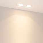 Светильник MS-VORTEX-BUILT-S170x90-2x12W Warm3000 (WH-WH, 20 deg, 230V) (Arlight, IP20 Металл, 5 лет)