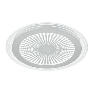 7739/80L MITRA LED SN Светильник металл/акрил/белый/серебряный/прозрачный LED 80Вт 3000-6000К D480 IP20 пульт ДУ PROMISE