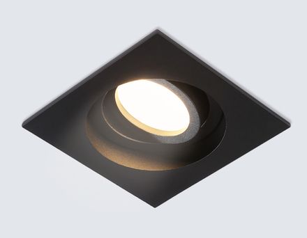 Светильник встраиваемый TN102758 BK черный IP20 GU5.3 100*100*32