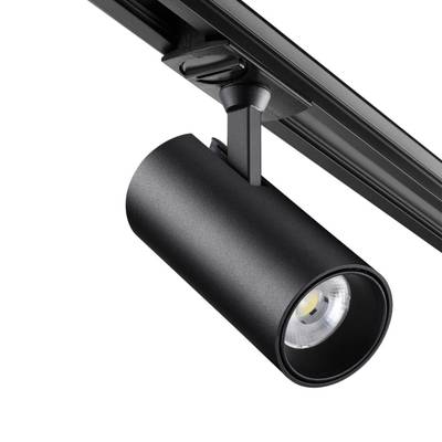 359158 PORT NT23 091 черный Светильник трековый однофазный двухжильный IP20 LED 24W 220V 4000К 2300Лм SELENE