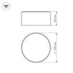 Светильник SP-RONDO-140A-18W Warm White (Arlight, IP40 Металл, 3 года)