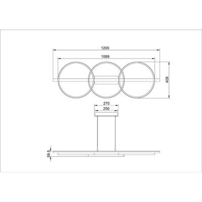 Подвесная люстра Arte Lamp FLUIDO A3913SP-24BK, 1хLED