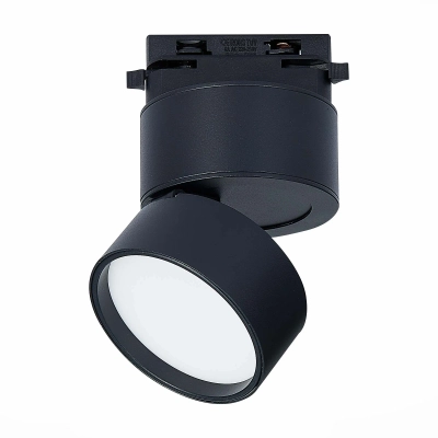 ST651.436.09 Св-к трек. Черный LED 1*9W 3000K 720Lm Ra>90 120° IP20 D85xH122 170-240VV