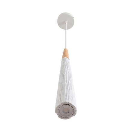 8352/1C SUSPENTIONI LN26 325 белый/бежевый, металл/дерево/цемент Подвес GU10 LED 5W 220V EOLIANA