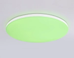 Потолочный светодиодный светильник с Wi-Fi Яндекс Алисой/Tuya/Smart Home/Alexa FZ2002 WH белый IP54 25W 3000K-6500K+RGB D370*55 (ПДУ ИК)