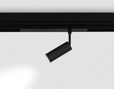 Светильник светодиодный трековый для шинопровода Magnetic 220V GL1610 BK черный IP20 7W 4200K 220V 36° D35*80 (Без ПДУ)