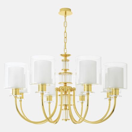 Люстра Crystal Lux ELENA SP8 GOLD 1621/308