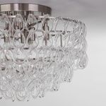 Умный потолочный светильник с фактурным стеклом 380/8