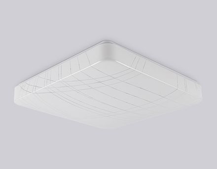Потолочный светодиодный светильник FZ1152 WH белый 30W 6400K 370*370*85 (Без ПДУ)