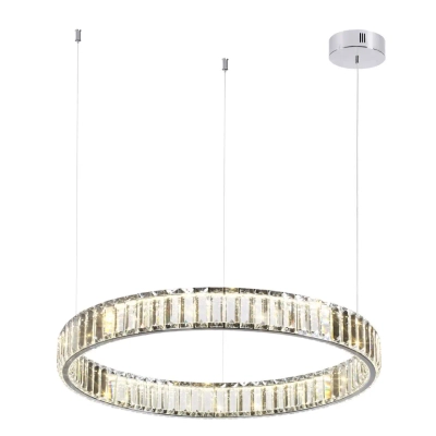 4930/36L L-VISION ODL24 591 хром/прозрачный металл/хрусталь Люстра LED 36W 4000K 4280Лм VEKIA