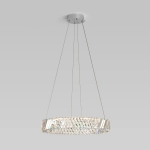 Светодиодная хрустальная люстра 101004 LED никель хрусталь Strotskis, LED