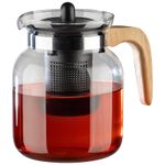 Чайник заварочный, La Caffetteria, объём: 1500 мл, с деревянной ручкой/фильтр из полипропилена
