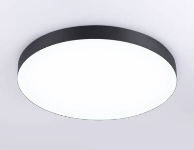 Светильник светодиодный потолочный FV5538 BK черный LED 90W 4200K D600*58 (Без ПДУ)