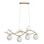 Подвесная люстра Arte Lamp ELTANIN A3422SP-4GO, 4хE27