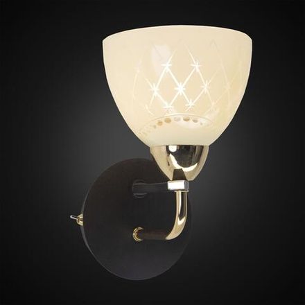 Citilux Кристи CL152412 Бра с выключателем Венге Золото