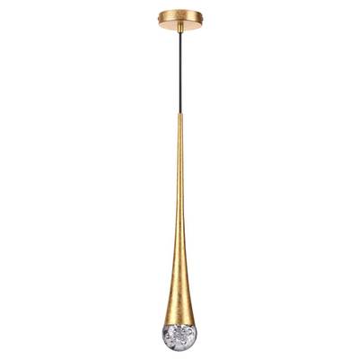 4278/1 L-VISION ODL21 341 прозрачн/золот фольг-ние Подвесной светильник IP20 GU10 LED max 6W GOTA