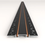Flat Magnetic Шинопровод встраиваемый чёрный 2м 85130/00
