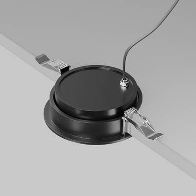 Встраиваемый светильник Lens 12Вт 3000К 70°, DL105-12W3K-B. TM Maytoni