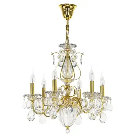 790062 Люстра SCHON 6x60W E14 Gold Lightstar