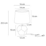 Декоративная настольная лампа Arte Lamp ZIBAL A5005LT-1WH, 1хE14