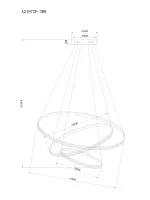 Подвесная люстра Arte Lamp FRODO A2197SP-3WH, 1хLED