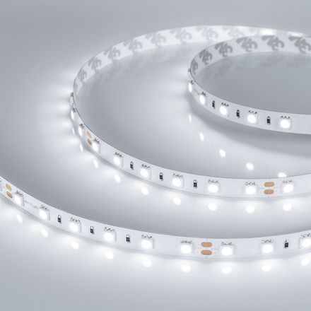 Светодиодная лента RT-B60-10mm 24V White6000 (14.4 W/m, IP20, 5060, 5m) (Arlight, 14.4 Вт/м, IP20)