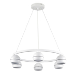 8254/6 COMFI LN26 246 белый, металл Светильник подвесной LED GX53 6*7W 220V LUAZANA