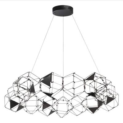 5087/68L L-VISION ODL25 505 черный хром/металл Люстра LED 68W 4000K 3740Лм TRELLIS