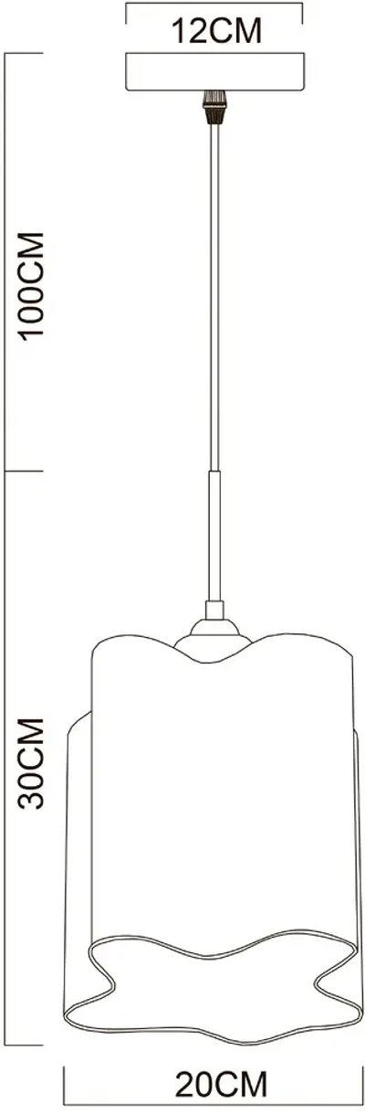 Подвесной светильник Arte Lamp SERENATA A3479SP-1CC, 1хE27