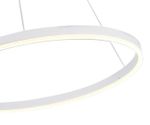 08214,01A(4000K) Подвес Тор белый d80 h150 Led 45W (4000K) 2 типа крепления