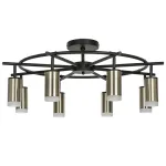 LR7183180 Люстра RULLO 8х50W GU10 ЧЕРНЫЙ/БРОНЗА (571718+214431-8+202430-8)