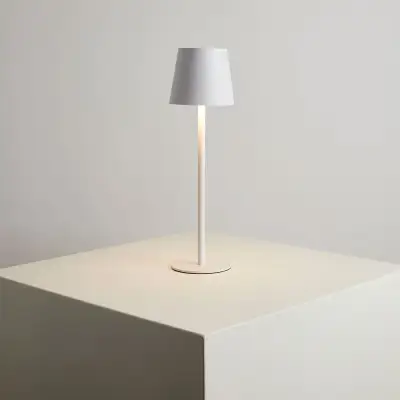 Уличный настольный светильник Arte Lamp FUYUE A1614LT-1WH, 1хLED