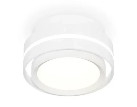 Комплект накладного светильника XS8412001 SWH/CL белый песок/прозрачный GX53 (C8412, N8112)