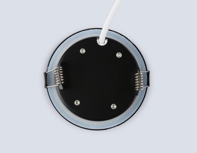 Светильник встраиваемый TN6632 BK черный IP44 GX53 D100*60