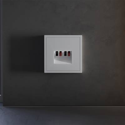 VLS001516 Накладка для розетки акустической 4-местной , S70 (серый). (ТМ Maytoni)