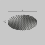 Светофильтр HoneyComb ⌀49мм для Фокус / Focus Led 12Вт, HoneyComb-D47. TM Maytoni