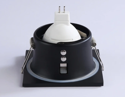 Светильник встраиваемый IP65 TN1190 BK черный GU5.3 IP65 87*87*44