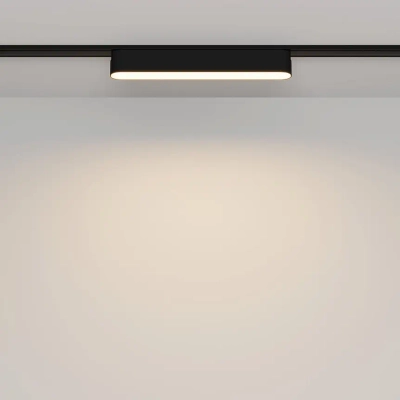 Трековый светильник Базис / Basis Radity 3000K 12Вт 120°, TR080-1-12W3K-B. TM Maytoni