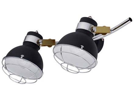 Настенный светильник Escada 1135/2A E14*40W Black/Chrome