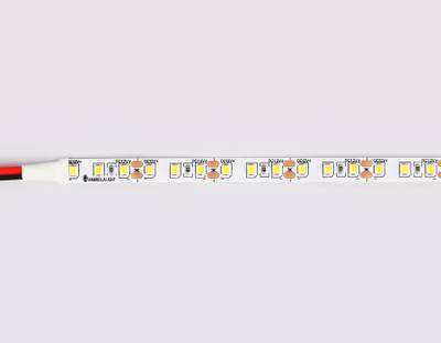Светодиодная лента GS1101 2835 120Led/ 9.6W m/ 12V IP20 3000K/ 5000*8*1.2mm/ кратность резки 25mm (2 конт.)