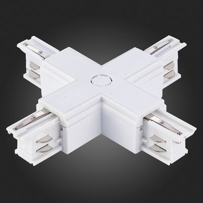 ST030.509.17 Х-образный токоподвод для трехфазного шинопровода ST-Luce Белый