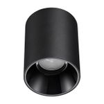 359422 OVER NT24 000 черный Светильник накладной влагозащищённый IP54 LED 15W 170-265V 3000К 1350Лм RECTE