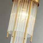 4788/1 HALL ODL21 663 золото/металл/стекло Подвес E14 1*40W YORK