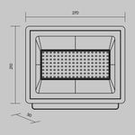 Прожектор Flood 6500К 100Вт IP 65, FL001-L100B6K. TM Maytoni