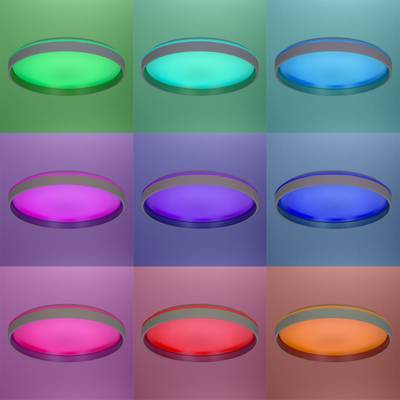 Citilux ENZO CL753510G LED RGB Светильник с пультом Белый + Золото