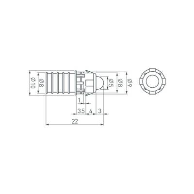 Модуль герметичный ARL-D9-B 5V Red (Arlight, Закрытый, IP67)
